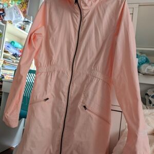 Women's Pink Hooded Jacket